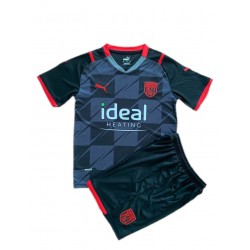 Camisola West Bromwich Albion Criança Equipamento Segundo 2021-2022 Manga Curta